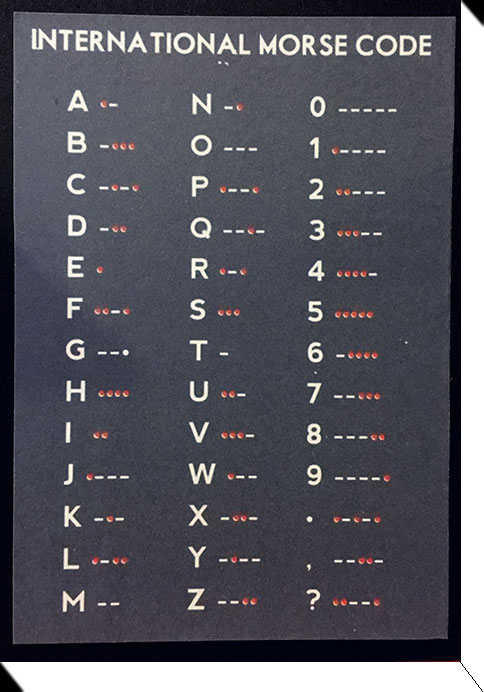 摩斯密碼 Morse code